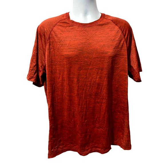 Men's Tommy Bahama Island Zone S/S Crew Neck T-Shirt L - Golf Orange - Picture 1 of 9